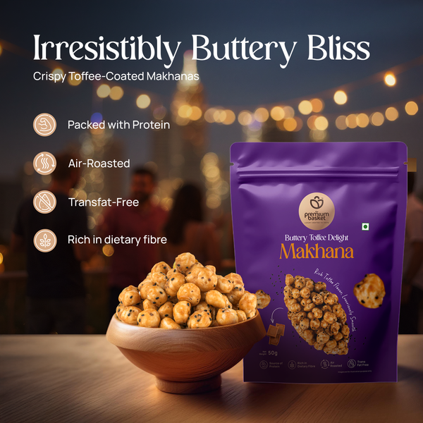 Buttery Toffee Delight Makhana Hover