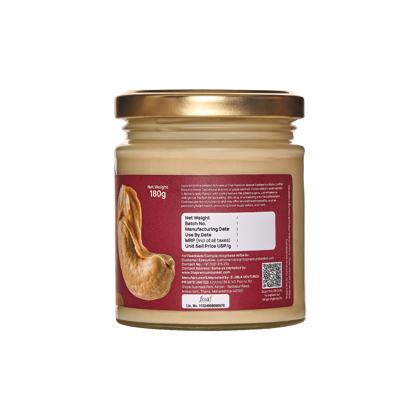 Cashew Nut Butter